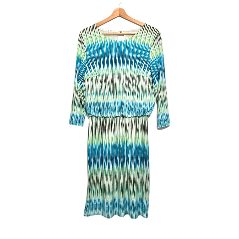 Allison Daley for Dillards Multi Color Dress Long Sleeve Size 8